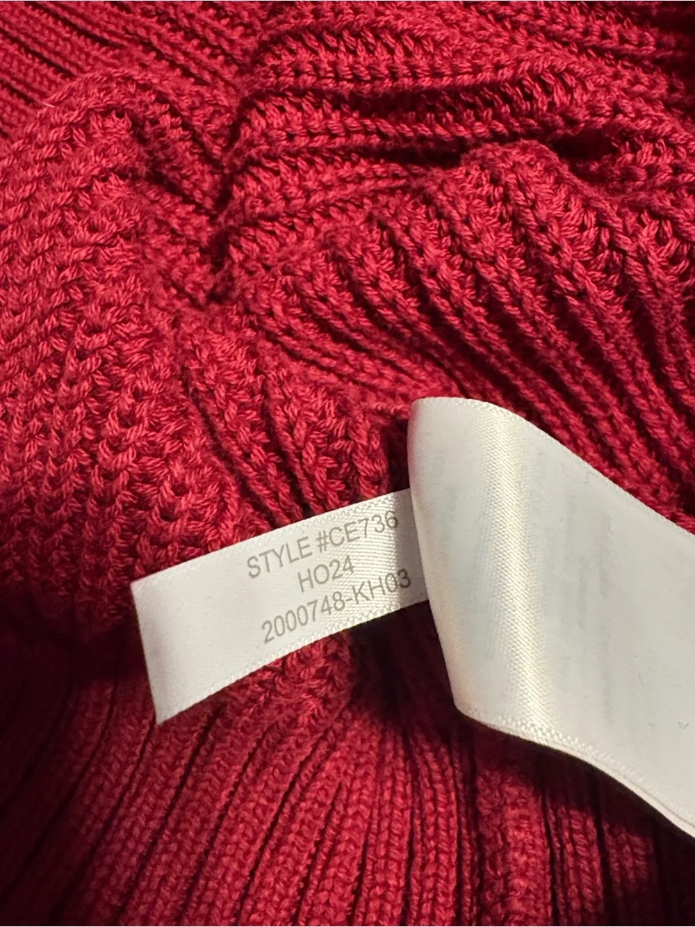 J. Crew Ribbed Cotton Button Collar Sweater Size XL Cranberry 100% Cotton Cozy